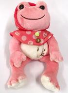 ぬいぐるみ ピクルス(ピンク) ビーンドール パリの雨ピクルスシリーズ 「pickles the frog-かえるのピクルス-」 Bild 1