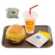 トレーディングフィギュア Jef ぬーやるバーガーセット 「日本全国フードチェーン ミニチュアコレクション」 Bild 1