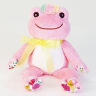 ぬいぐるみ ピクルス(ピンク) フラワーパレード ビーンドール 「pickles the frog-かえるのピクルス-」