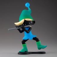 トレーディングフィギュア こびと(青) 「藤城清治 光と影のファンタジー FIGURE COLLECTION」 Bild 1