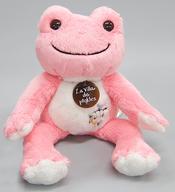 ぬいぐるみ ラヴィラドピクルス10(フラミンゴピンク) ビーンドール 「pickles the frog-かえるのピクルス-」 La villa de pickles限定 이미지 1
