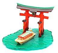 トレーディングフィギュア 厳島神社の大鳥居 「フィギュア版 中国四国物産展」 2007年 サッポロビール コンビニ限定キャンペーン品 gambar 1