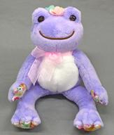 ぬいぐるみ ピクルス(パープル) ビーンドール フラワーパレードシリーズ 「pickles the frog-かえるのピクルス-」 マルシェドピクルス限定 image 1