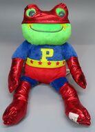 ぬいぐるみ USAピクルス(GR) スーパーヒーロー ビーンドール 「pickles the frog-かえるのピクルス-」 渋谷スクランブルスクエア ア・ラ・モード限定