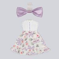 ドールアクセサリー 22cm用 プリントギャザースカートセット(パープル) 「Blythe-ブライス-」 Dear Darling fashion for dolls gambar 1