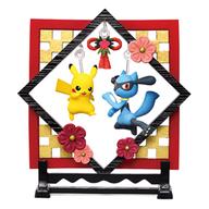 トレーディングフィギュア 1.ピカチュウ＆リオル 「ポケットモンスター ふんわりゆらりん飾り」 Bild 1