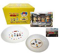 トレーディングフィギュア 怪物くん ちびきゅんキャラ4体+親子カレー皿各1枚セット(3Dポストカード付き) 「映画 怪物くん」 セブンイレブンフェア限定