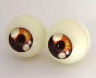ドールアクセサリー 22mm ドルフィーアニメティックアイズ Bタイプ あんず(メタリック) ボークスショップ＆ホビー天国ウェブ限定 hình ảnh 1