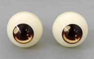 ドールアクセサリー 24mm ドルフィーアニメティックアイズ Dタイプ あんず色 メタリック仕様 ボークスショップ＆ホビー天国ウェブ限定 画像 1