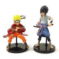 トレーディングフィギュア うずまきナルト＆うちはサスケ 特別Ver.(メタリックカラー) 「Half Age Characters NARUTO-ナルト-疾風伝」 劇場販売品