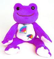 ぬいぐるみ ピクルス(パープル) ビーンドール 「アメトーーク!×pickles the frog-かえるのピクルス-」 รูปภาพ 1