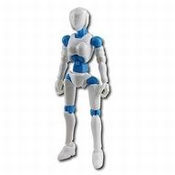 トレーディングフィギュア 素ボディF(ホワイト) 「誰得?!俺得!!シリーズ カプセル素体 素ボディ＆ジェットコースター」 画像 1