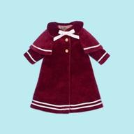 ドールアクセサリー 22cm用 ケープコート(ワインレッド) 「Blythe-ブライス-」 Dear Darling fashion for dolls
