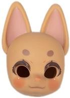 ドールアクセサリー PICCODO用 レジンヘッド FURRY FOX 化粧付きVer. (日焼け肌) 「PICCODOシリーズ」 マイルストン流通限定 รูปภาพ 1
