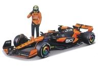 ミニカー 1/24 マクラーレン F1 チーム MCL38(2024) #4 L.ノリス (ウィンドウボックス：ドライバーフィギア付) [BUR28040N]
