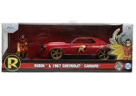 ミニカー 1/32 1969 シェビー カマロ ダークレッド ロビン フィギュア付 「バットマン」 HOLLYWOOD RIDESシリーズ [JADA33088] รูปภาพ 1