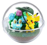 食玩 トレーディングフィギュア 2.梅雨の日(ピカチュウ＆ケロマツ) 「ポケットモンスター テラリウムコレクション Four Seasons」