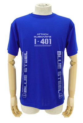 COSPA Arpeggio of Blue Steel: Ars Nova - Aoki Hagane I-401 Dry T-shirt / COBALT BLUE - XL Bild 1