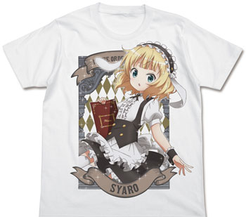 COSPA Is the order a rabbit? - Syaro Full Color T-shirt / WHITE - S