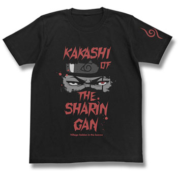 COSPA NARUTO Shippuden - Kakashi of Sharingan T-shirt / BLACK - M image 1