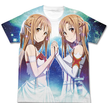 COSPA Sword Art Online - Asuna & Asuna Full Graphic T-shirt / WHITE - L Bild 1