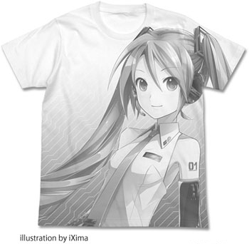 COSPA Hatsune Miku V3 T-shirt ver.2.0 / WHITE - L รูปภาพ 1