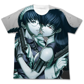 COSPA Black Lagoon - Roberta Full Graphic T-shirt / WHITE - S