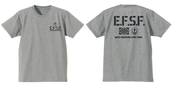 COSPA Mobile Suit Gundam - E.F.S.F. Heavy Weight T-shirt / MIX GRAY - L รูปภาพ 1