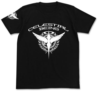 COSPA Mobile Suit Gundam 00 - Celestial Being T-shirt / BLACK - L gambar 1