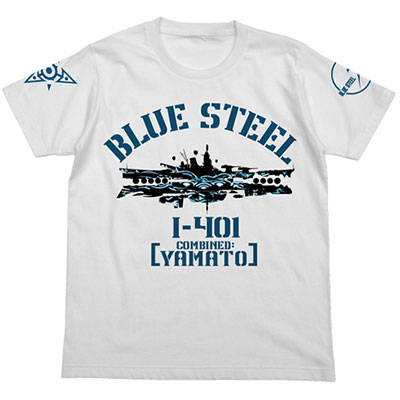 COSPA Movie Arpeggio of Blue Steel: Ars Nova Cadenza - I-401 (Combined; YAMATO) T-shirt / WHITE - XL