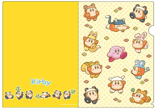 Ensky Kirby - Clear File: Kirby & Animal Waddle Dee