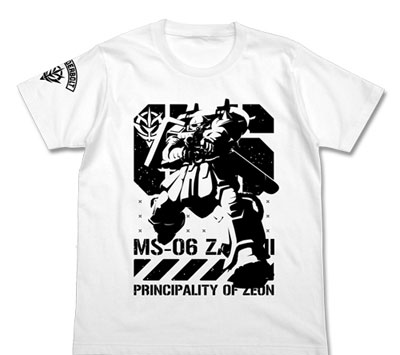 COSPA Mobile Suit Gundam Thunderbolt - Thunderbolt Ver. Zaku T-shirt / WHITE - L รูปภาพ 1