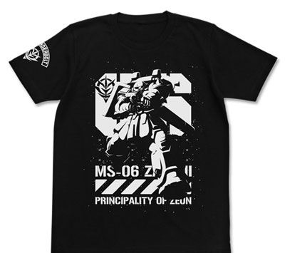 COSPA Mobile Suit Gundam Thunderbolt - Thunderbolt Ver. Zaku T-shirt / BLACK - L Bild 1