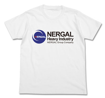 COSPA Martian Successor Nadesico - Nergal Heavy Industries T-shirt / WHITE - M