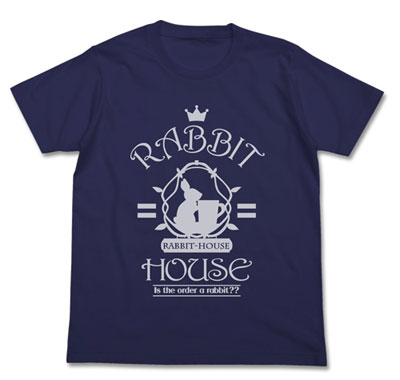 COSPA Is the order a rabbit?? - Rabbit House Dry T-shirt / NAVY - XL