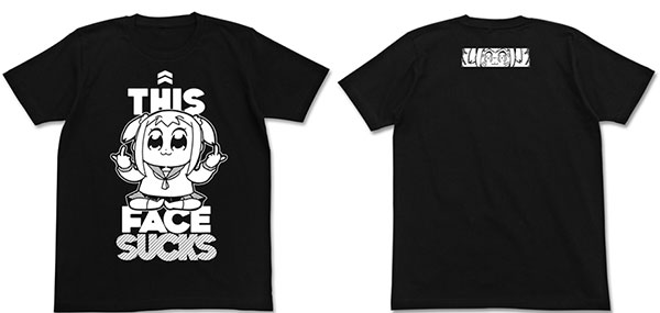 COSPA Pop Team Epic - SUCKS T-shirt / BLACK - XL รูปภาพ 1