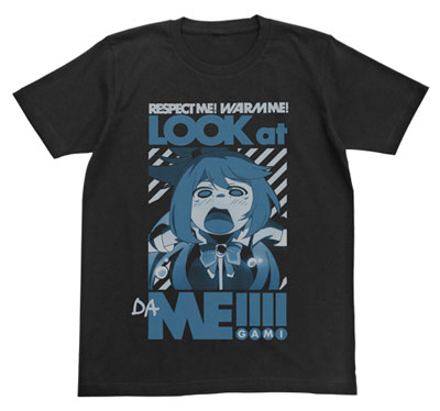 COSPA KonoSuba - Damegami Aqua T-shirt / BLACK - S