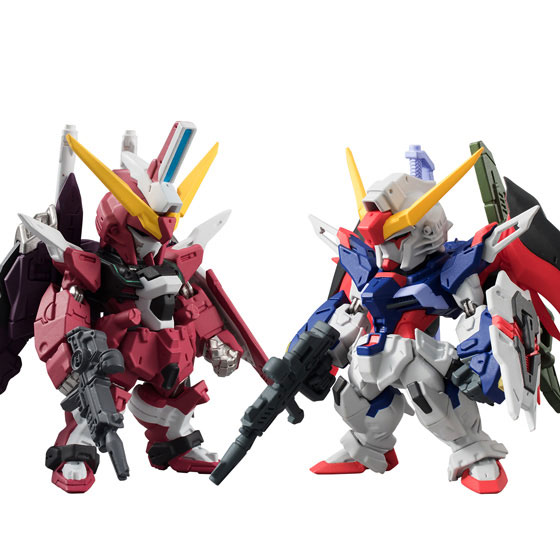Bandai FW GUNDAM CONVERGE SP08 Destiny Gundam & Infinite Justice Gundam (CANDY TOY) gambar 1