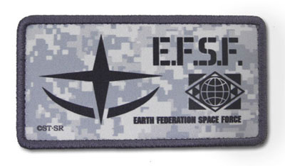 COSPA Mobile Suit Gundam - E.F.S.F. Full Color Removable Patch gambar 1