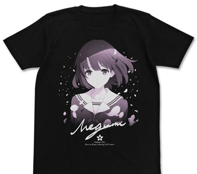 COSPA Saekano: How to Raise a Boring Girlfriend Flat - Megumi Kato T-shirt / Black - XL รูปภาพ 1