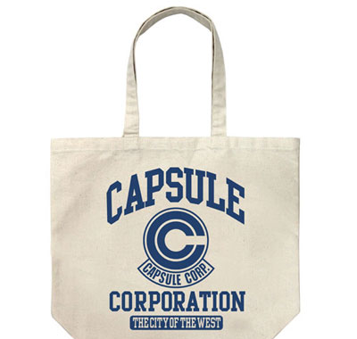 COSPA Dragon Ball Super - Capsule Corporation Large Tote Bag / NATURAL