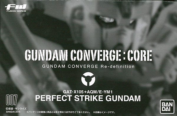 Bandai FW GUNDAM CONVERGE:CORE Perfect Strike Gundam [Candy Online Shop Exclusive]