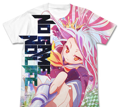 COSPA No Game No Life - "Shiro" Full Graphic T-shirt / WHITE-XL Bild 1