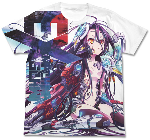 COSPA No Game No Life Zero - Schwi Full Graphic T-shirt / WHITE-S