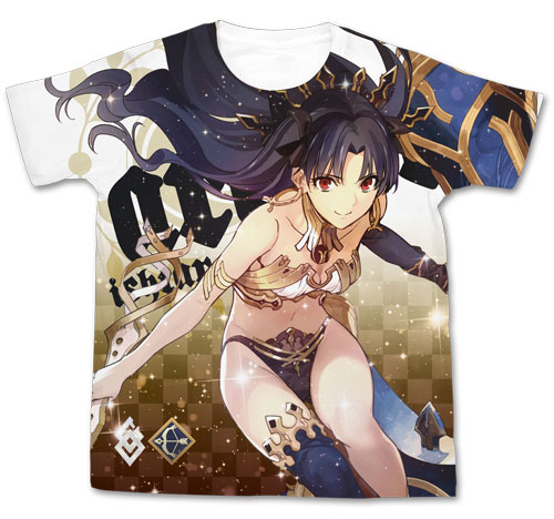 COSPA Fate/Grand Order - Archer/Ishtar Full Graphic T-shirt / WHITE-XL