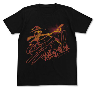 COSPA KonoSuba 2 - Ugate! Bakuretsu Mahou T-shirt / BLACK-S