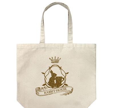 COSPA Is the order a rabbit?? - Rabbit House Large Tote Bag / NATURAL รูปภาพ 1