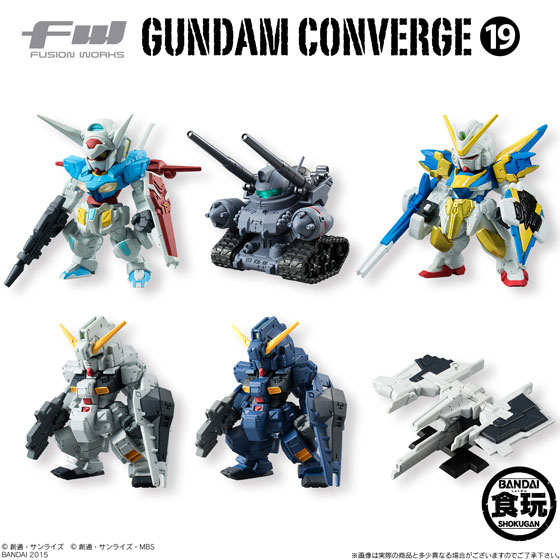 Bandai FW GUNDAM CONVERGE 19 All 6 Normal Types + 1 Secret Type Set Bild 1