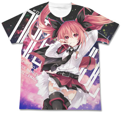 COSPA Date A Live Original Work Ver. - Kotori Itsuka Full Graphic T-shirt / WHITE-S