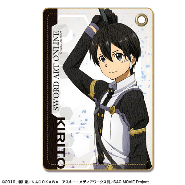 License Agent Sword Art Online - Leather Pass Case: Design 04 (Kirito) 图片 1